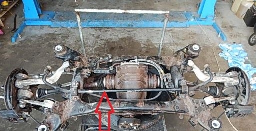 фото №1, Lexus ls600h ls 600 long iv тяга стабілізатора задня оригінал