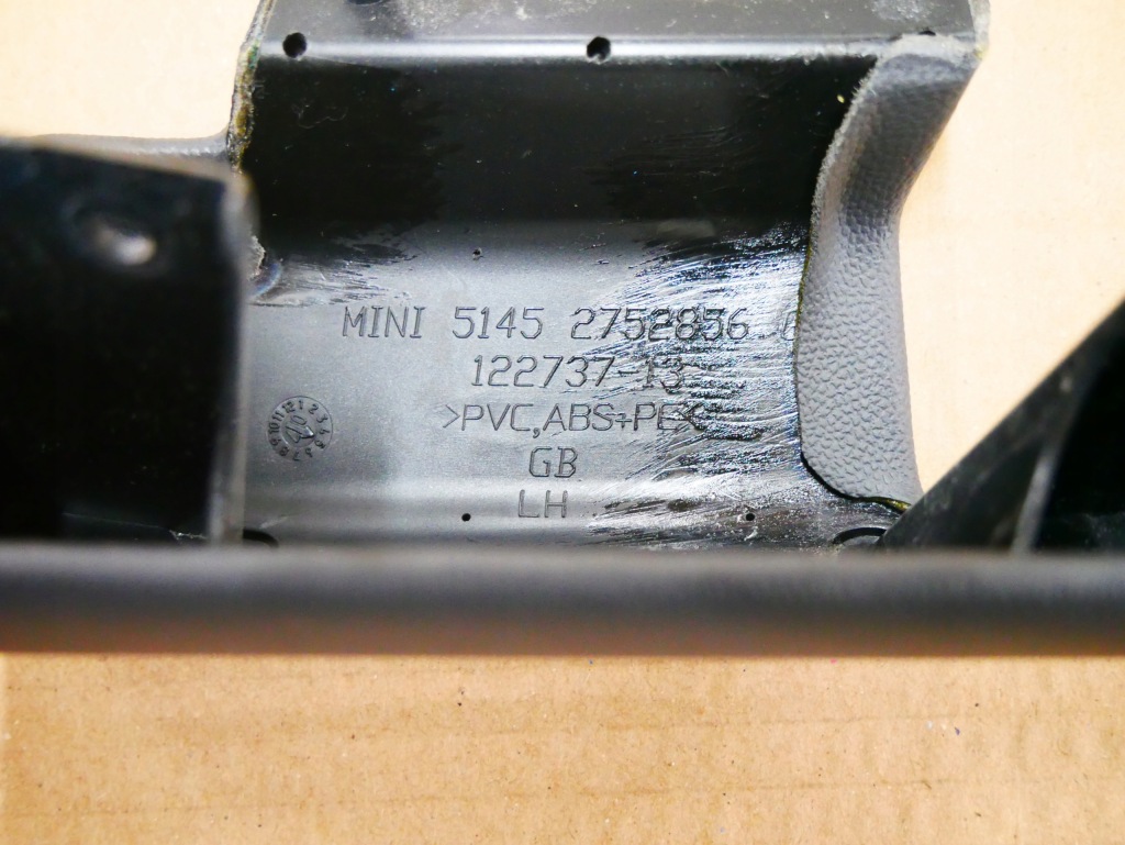 Mini r56 r55 r57 декоративная  молдинг декоративная панели европа dark grey 2752856 Оригинал