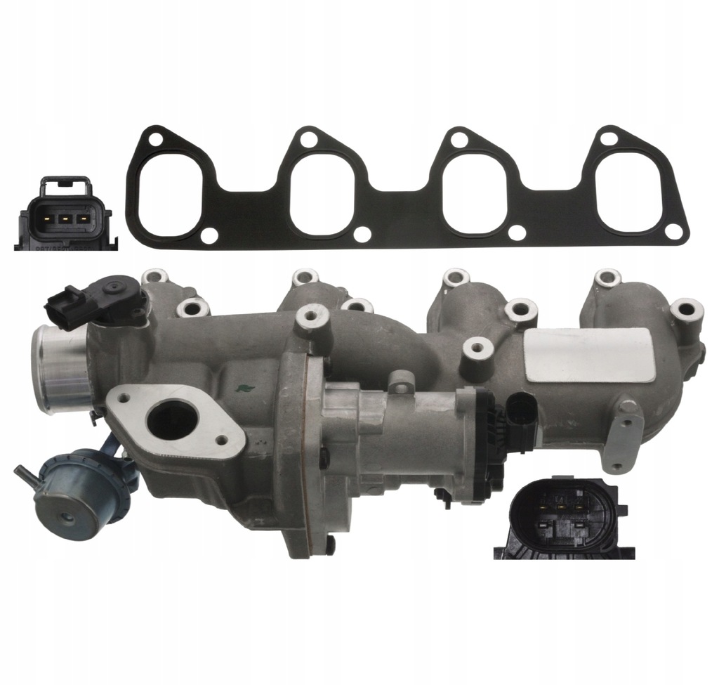 фото №1, Колектор з egr febi do ford transit connect 1.8 di