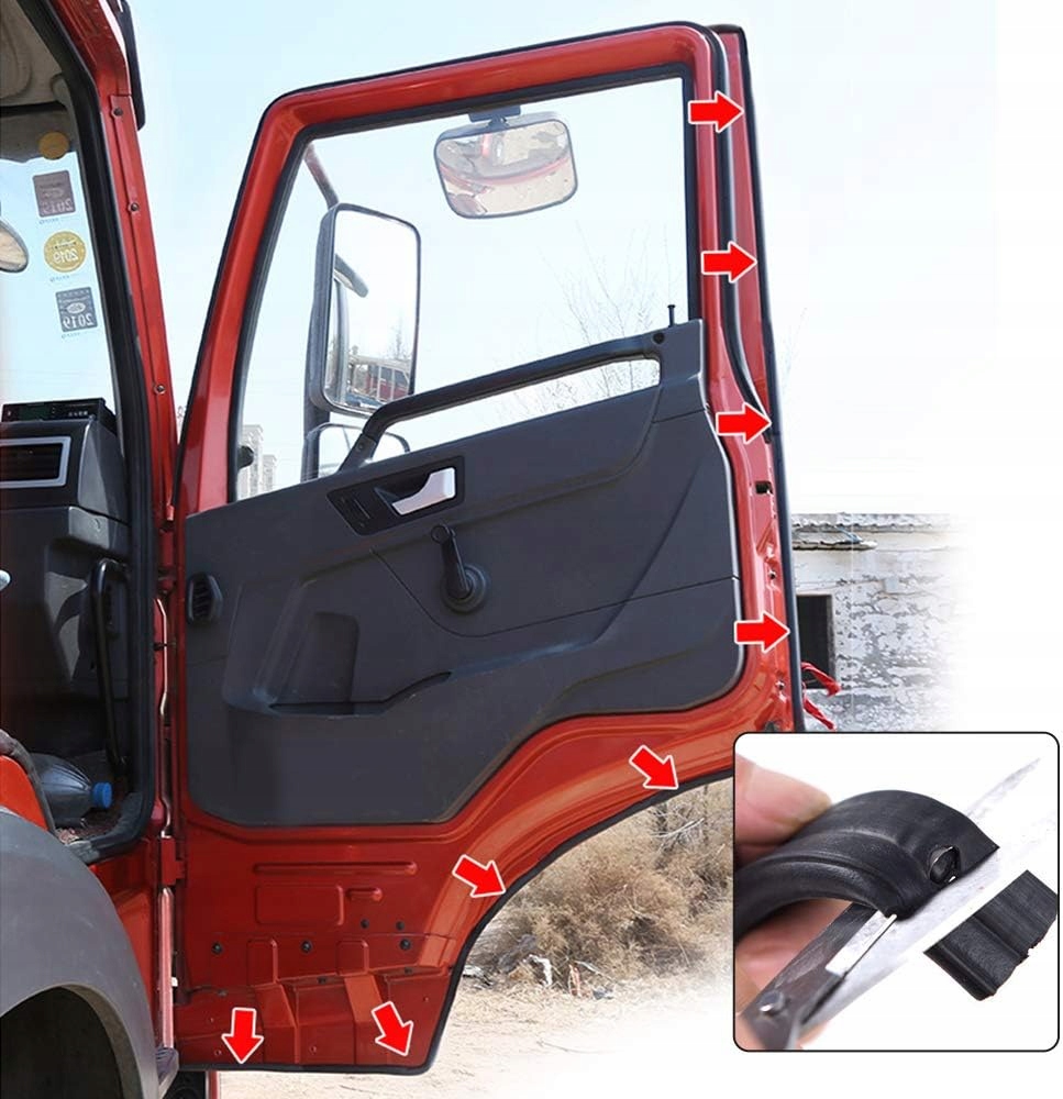 фото №5, Прокладка дверь боковых универсальная zbrojona 30x20 mm