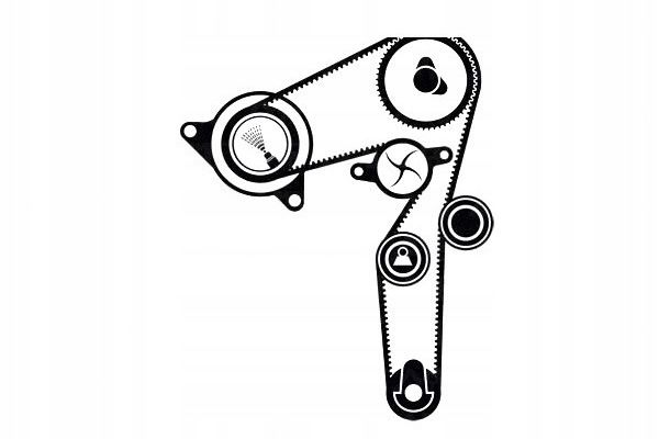 Грм+ ремінь + насос води opel astra astra h знак Ціна