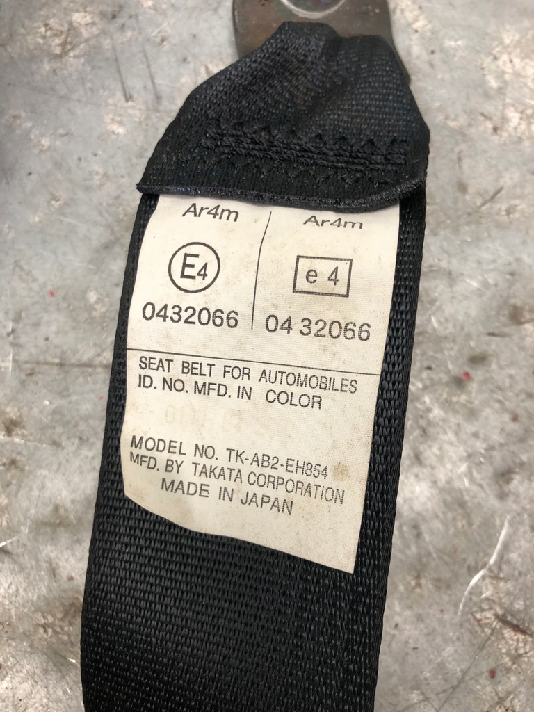 фото №4, Pas безпеки лівий/правий задня mazda rx-8 rx8
