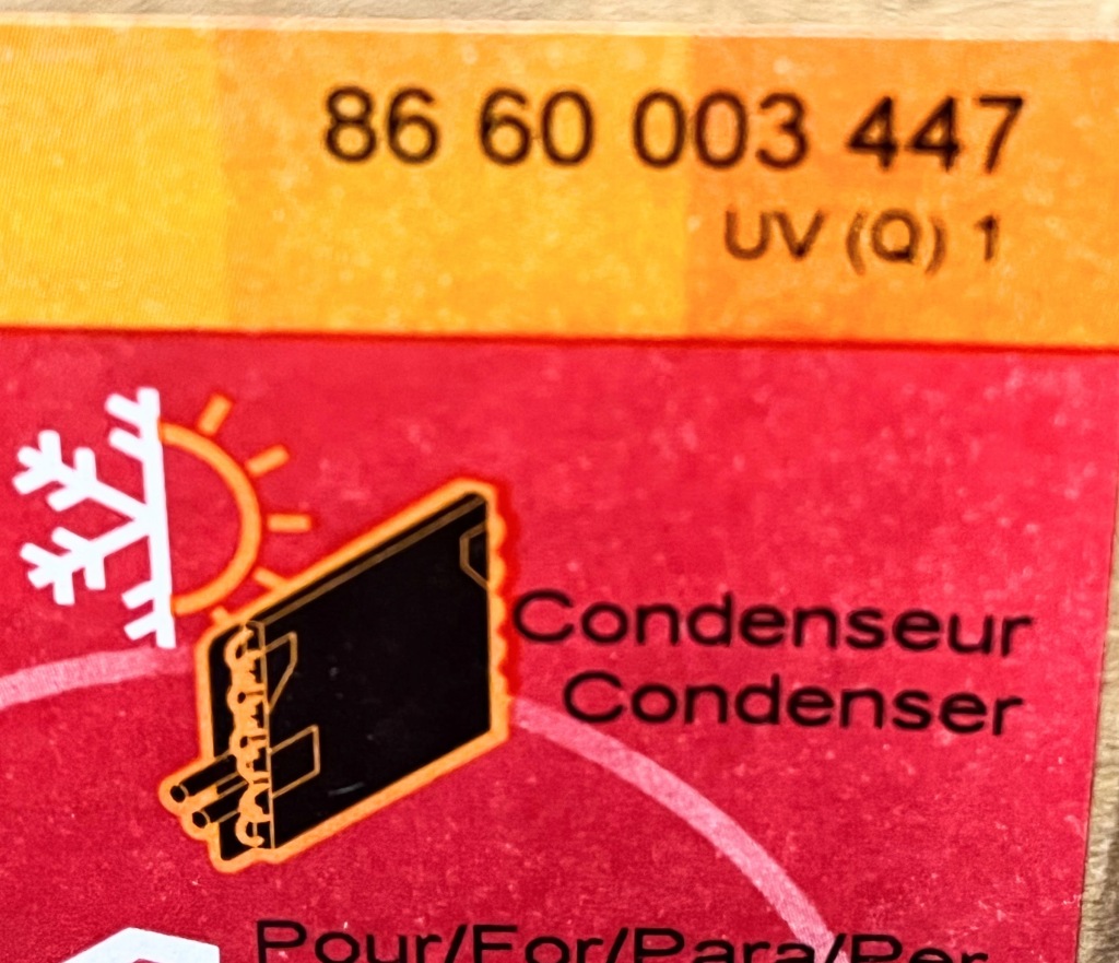 фото №2, Радиатор кондиционера renault trafic ii vivaro