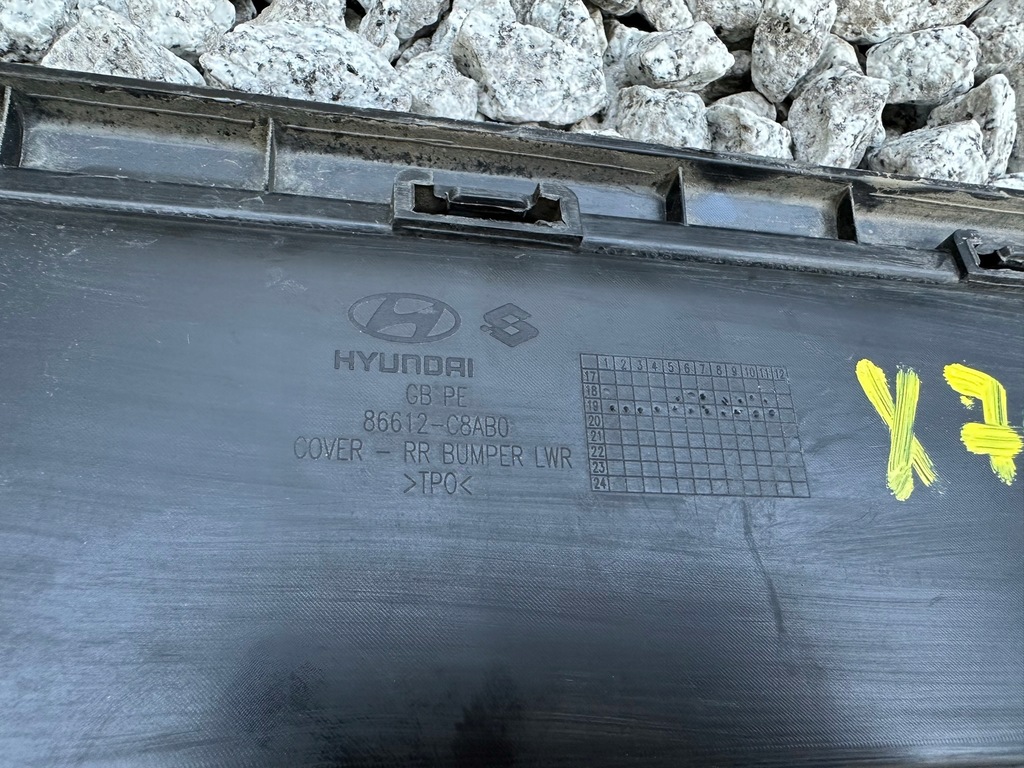 фото №11, Hyundai i20 ii lift 18-20r накладка бампера задняя