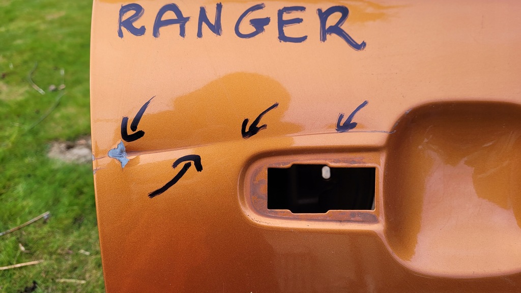 фото №4, Двері праве задня задні ford ranger iv 11-22 двері правий задня ranger iii 2011-