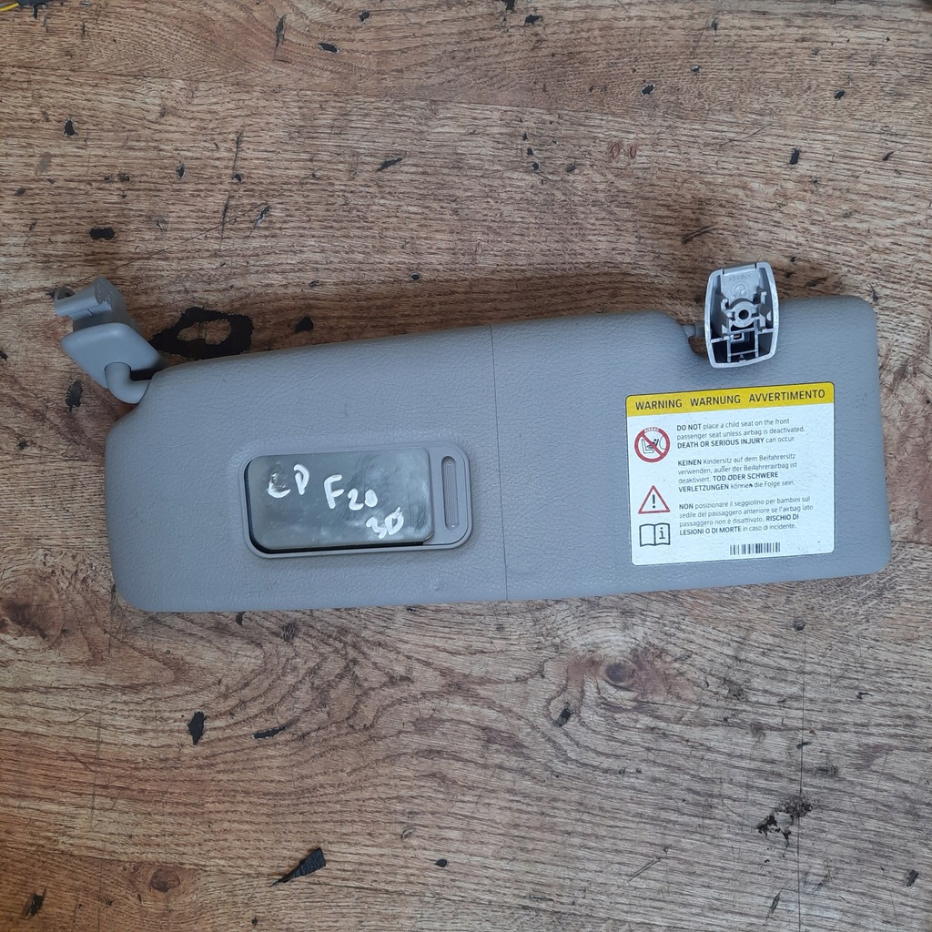 фото №1, Козырёк защита солнцезащитная левая bmw f21