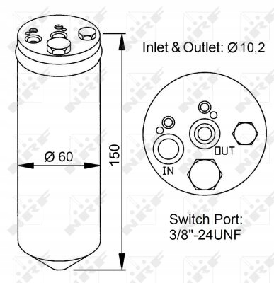 фото №11, Nrf осушитель кондиционера nissan almera i micra ii pick up primera