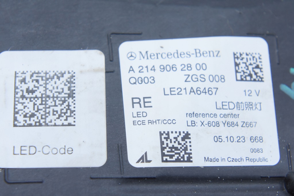 фото №10, Mercedes w214 лампа права перед led high performance full led