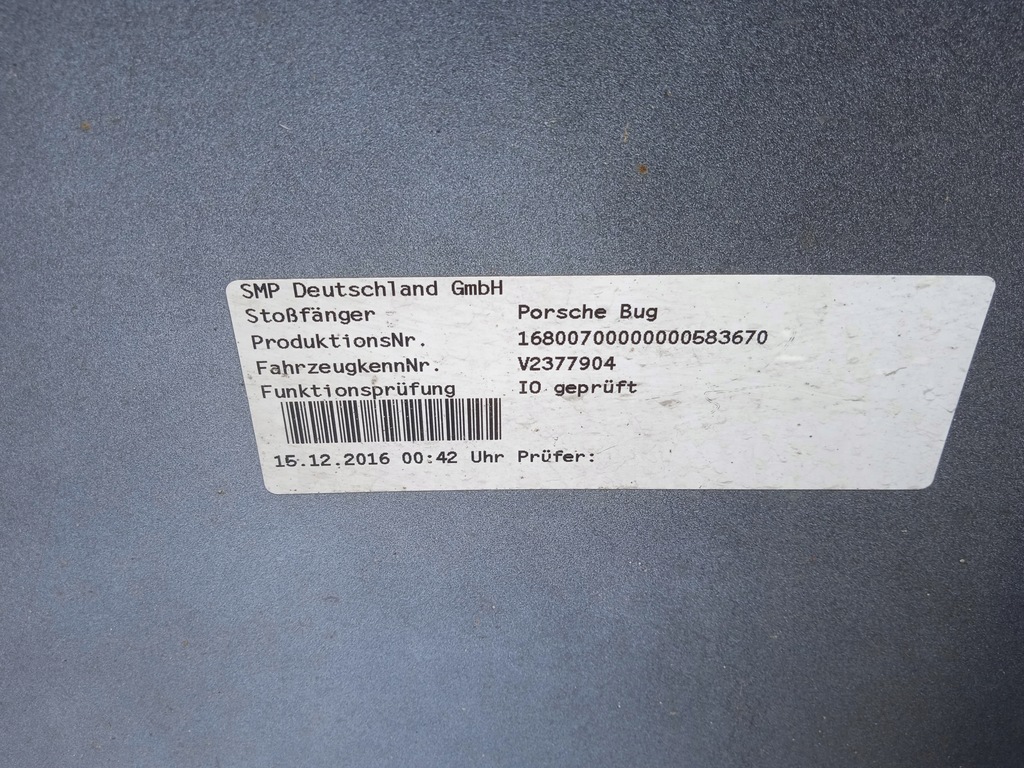 фото №7, Porsche 911 991 бампер перед