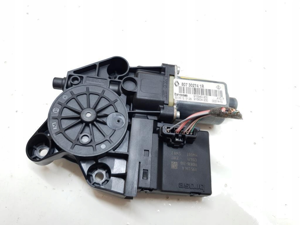 фото №2, Моторчик вікон правий перед renault scenic iii