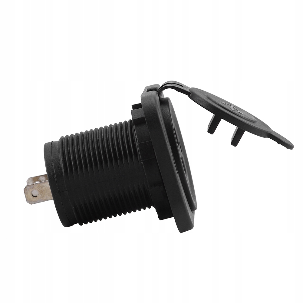 фото №5, 12v подвійний роз'єм порт usb прикурювач