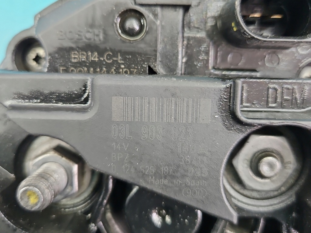 фото №7, Test генератор skoda superb ii 03l903023 1.6 tdi