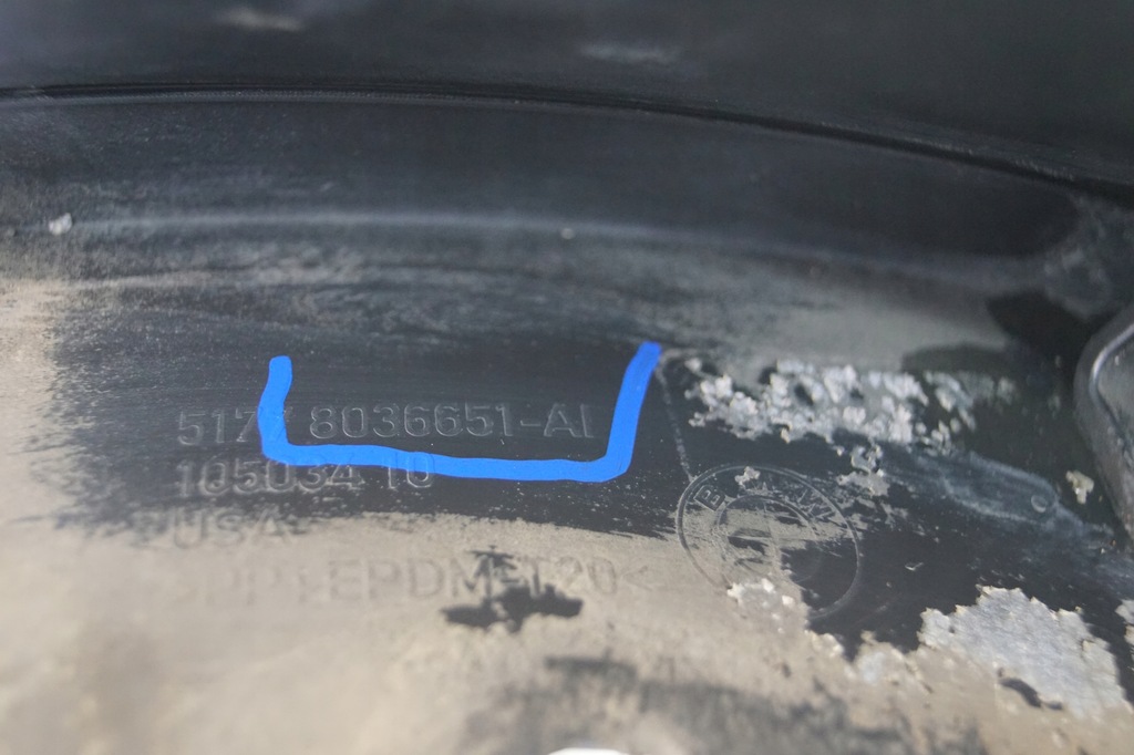 фото №12, Молдинг крыла левый задняя bmw x5 e70 m-pakiet