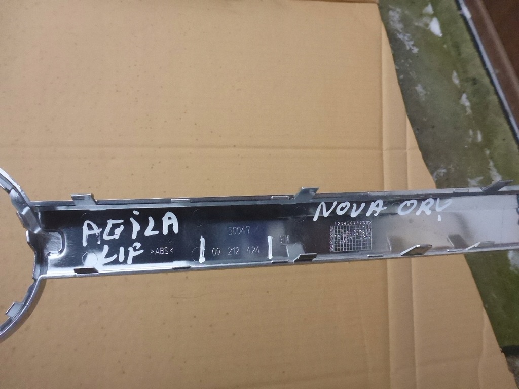 фото №7, Opel agila lift 04-07 молдинг хром решітка радіатора nowa оригінал