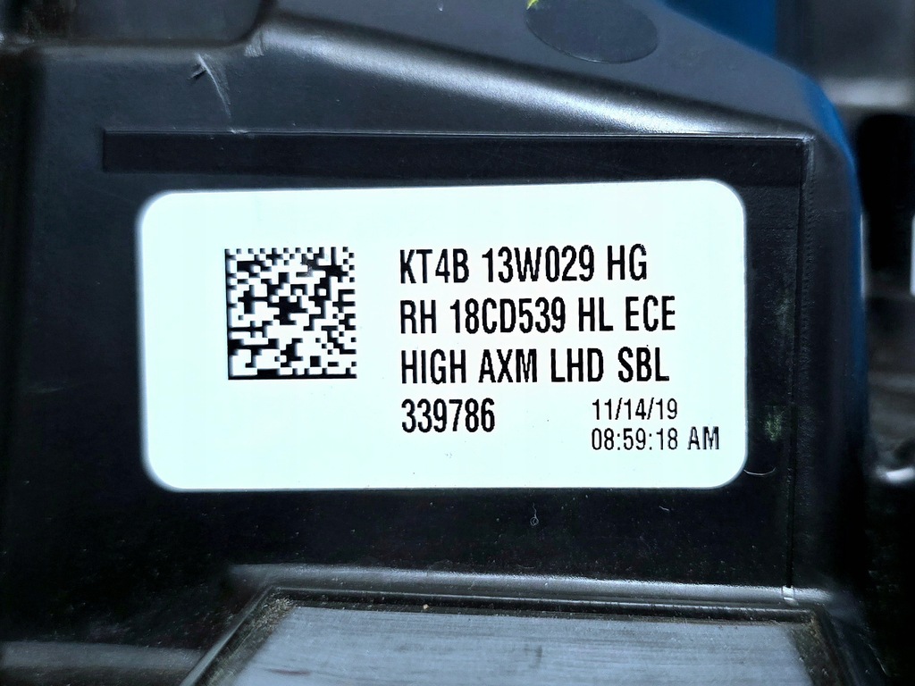 фото №16, Ford edge lift 2018 - 2023 full led 2 линзы лампа правая фара europa