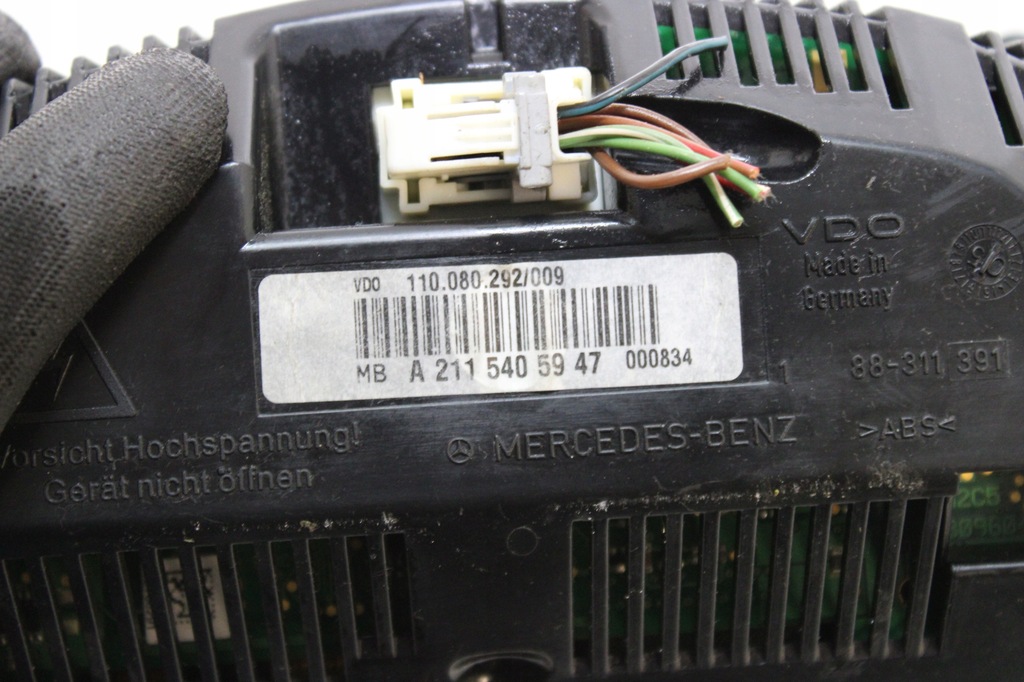 фото №5, Счетчик приборы приборная панель приборы mercedes e-klasa w211 a2115405947 uk anglik