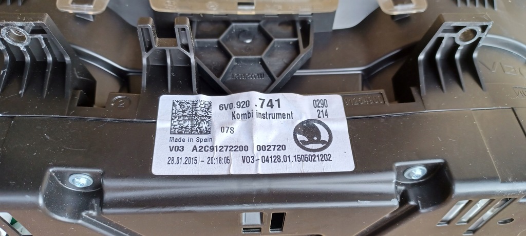 фото №6, Skoda fabia iii 1.4 tdi счетчик 6v0920741