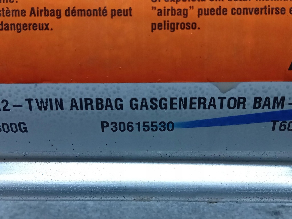 фото №6, Подушка air bag пассажира volvo v40