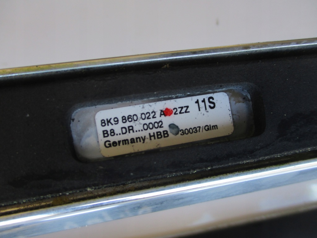 Рейлинги кровельные на крыша хром комплект audi a4 b8 8k9860021a 8k9860022a с Разборки