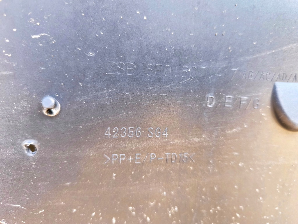 фото №8, Seat ibiza 5 v 6f 17- бампер задня задній 6f0807421d