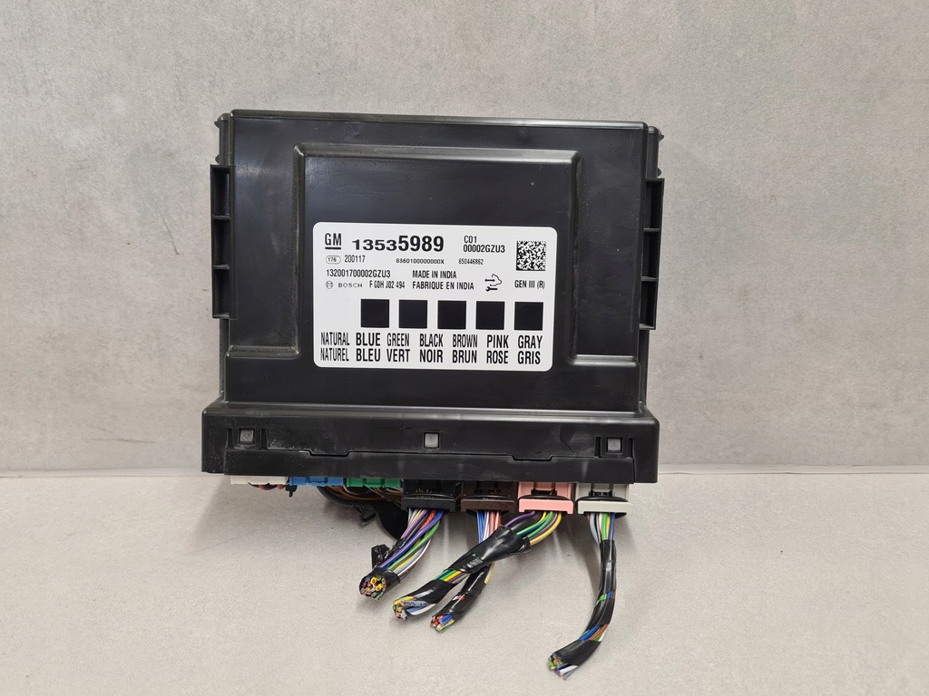 фото №1, 13535989 модуль блок управления комфорта opel astra v k