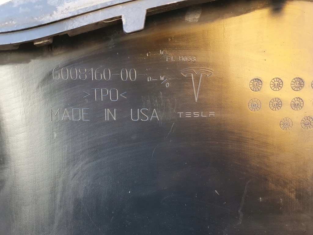 фото №7, Плита захист нижня спойлер tesla s 6008160-00-d