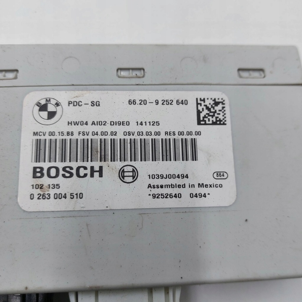 2012 mini cooper roadster r59 модуль pdc 66209252640 Цена