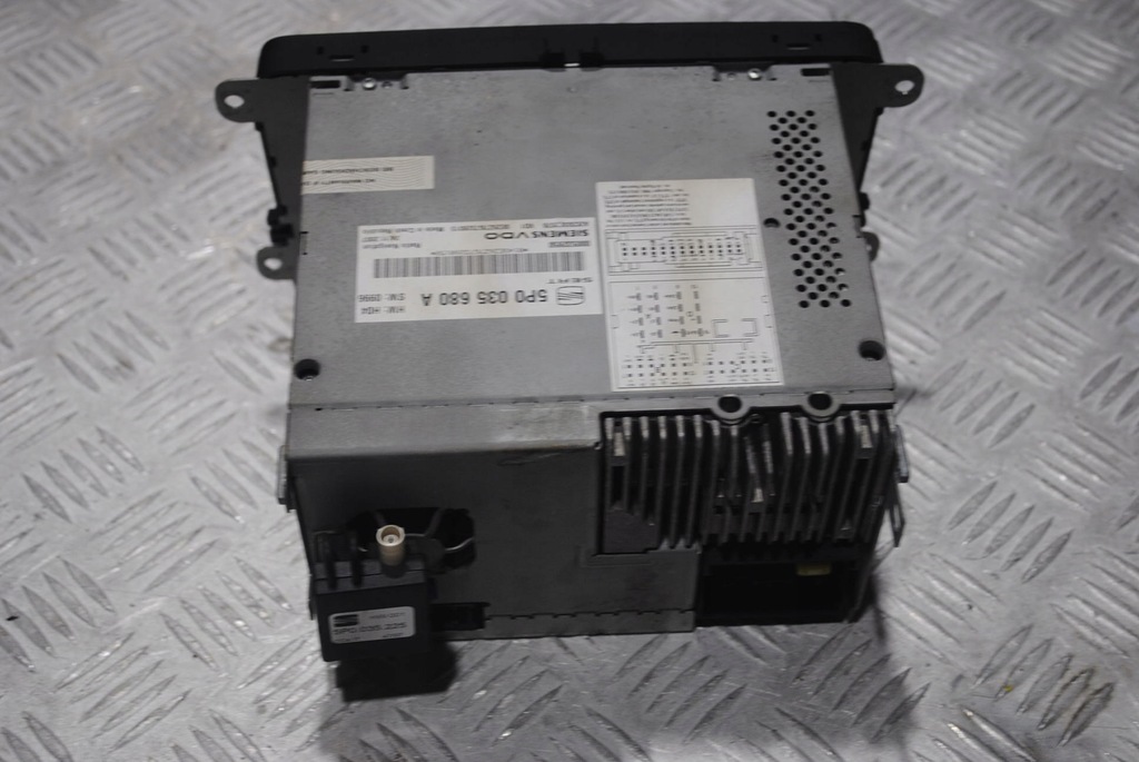 фото №4, Радіо радіопрогравач cd підсилювач антенний 5p0035680a seat leon ii 1p