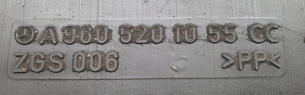 фото №6, Защита двигателя нижняя mercedes actros mp4 a9605201055 a9605200555 9605200655