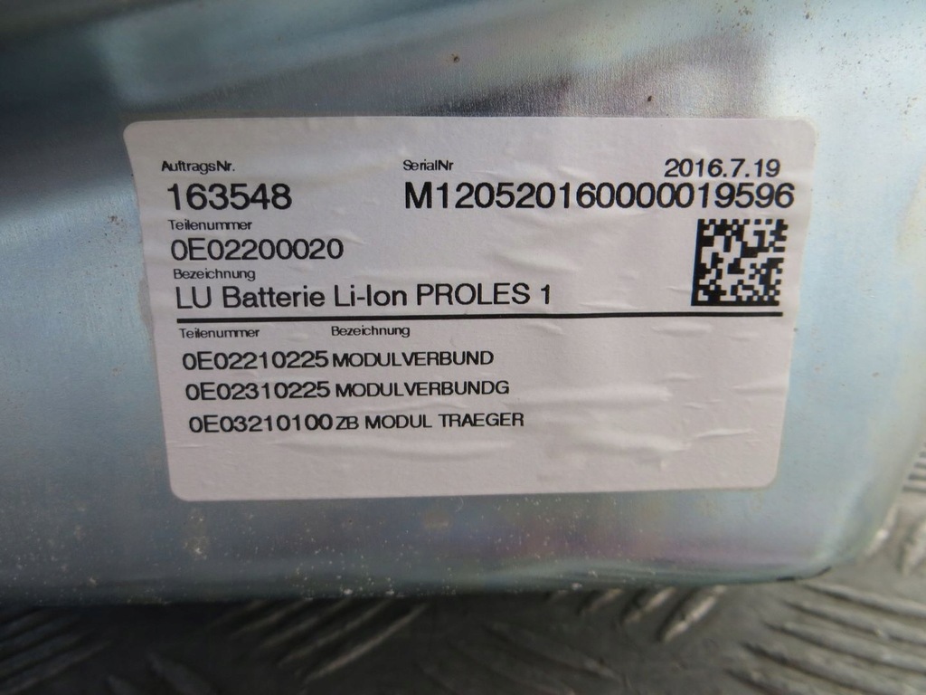 фото №6, Mercedes w205 c350e акумулятор акумулятор a2053402000 16-