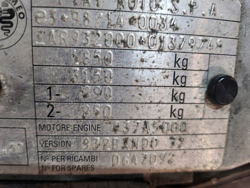 фото №4, Alfa romeo 156 ручка зовнішня двері ліва перед ключ pilot kpl