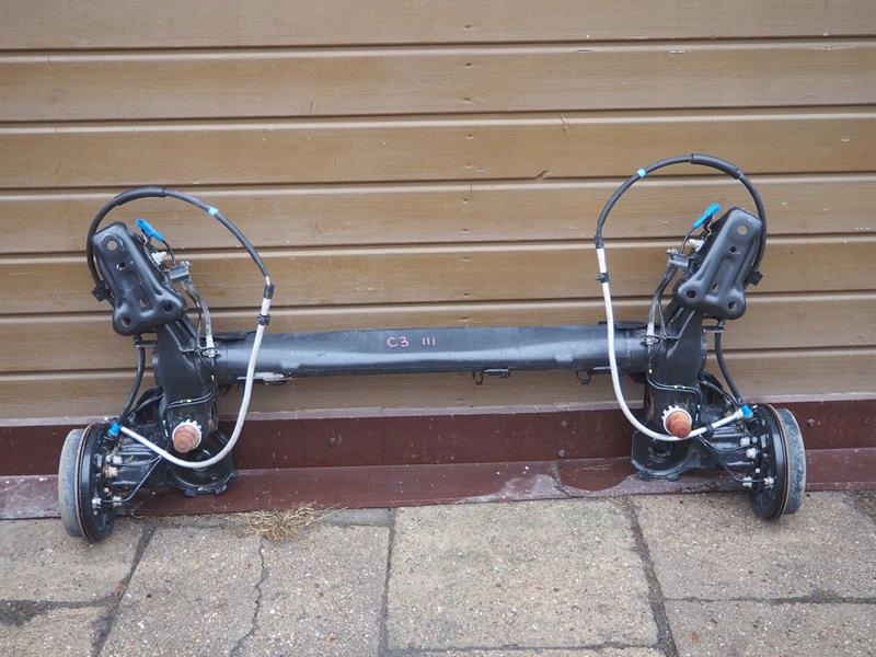 фото №1, Oś балка задня задня гальмівні барабани citroen c3 iii 1.2 thp