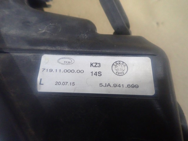 фото №4, Противотуманная фара левый передний перед skoda rapid 5j 2012-