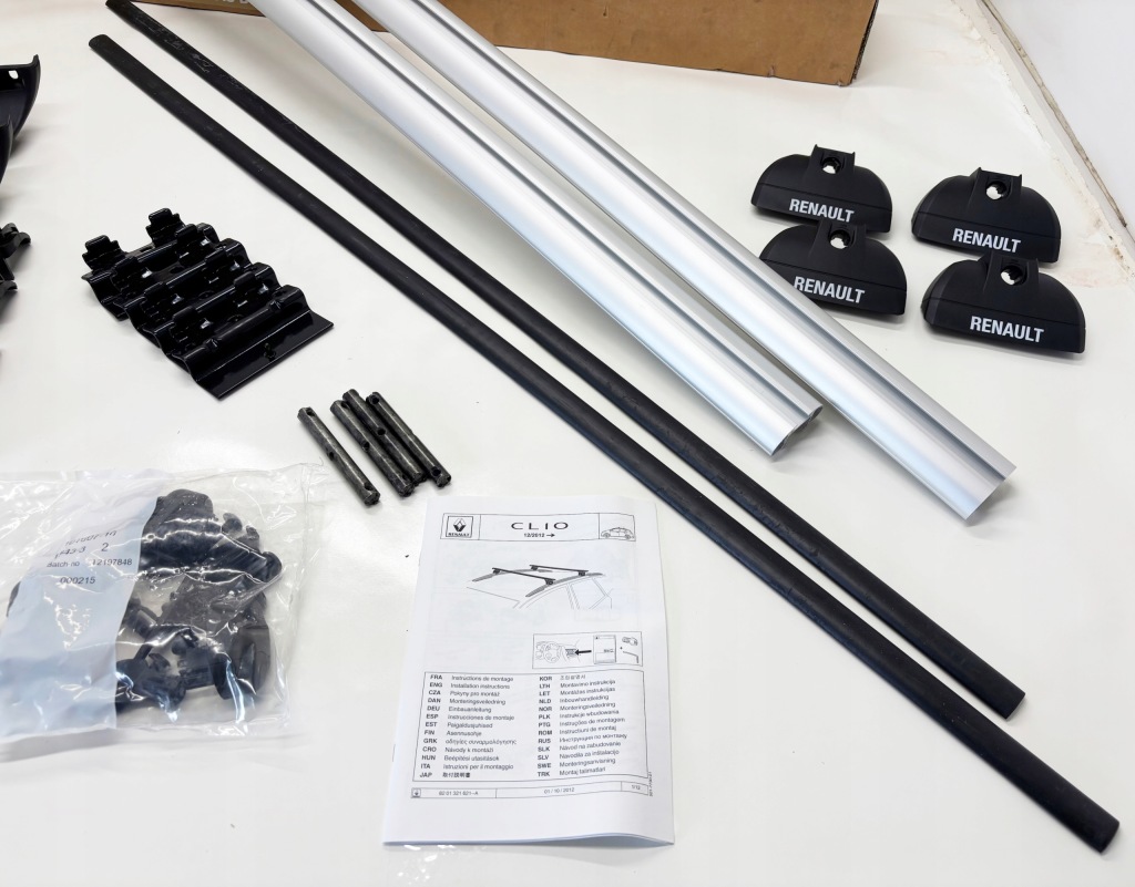 фото №5, Оригінал поперечини балка дахові aluminiowe renault clio