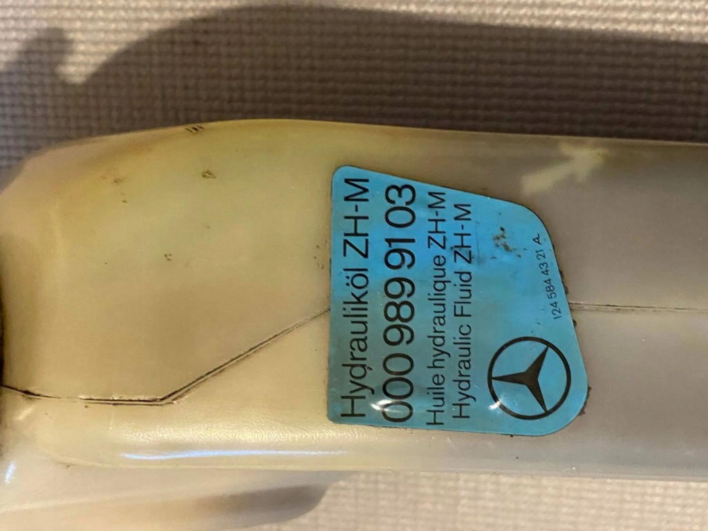 Mercedes-benz e w124 1993 бак жидкость усилителя системы asd уровень Недорого