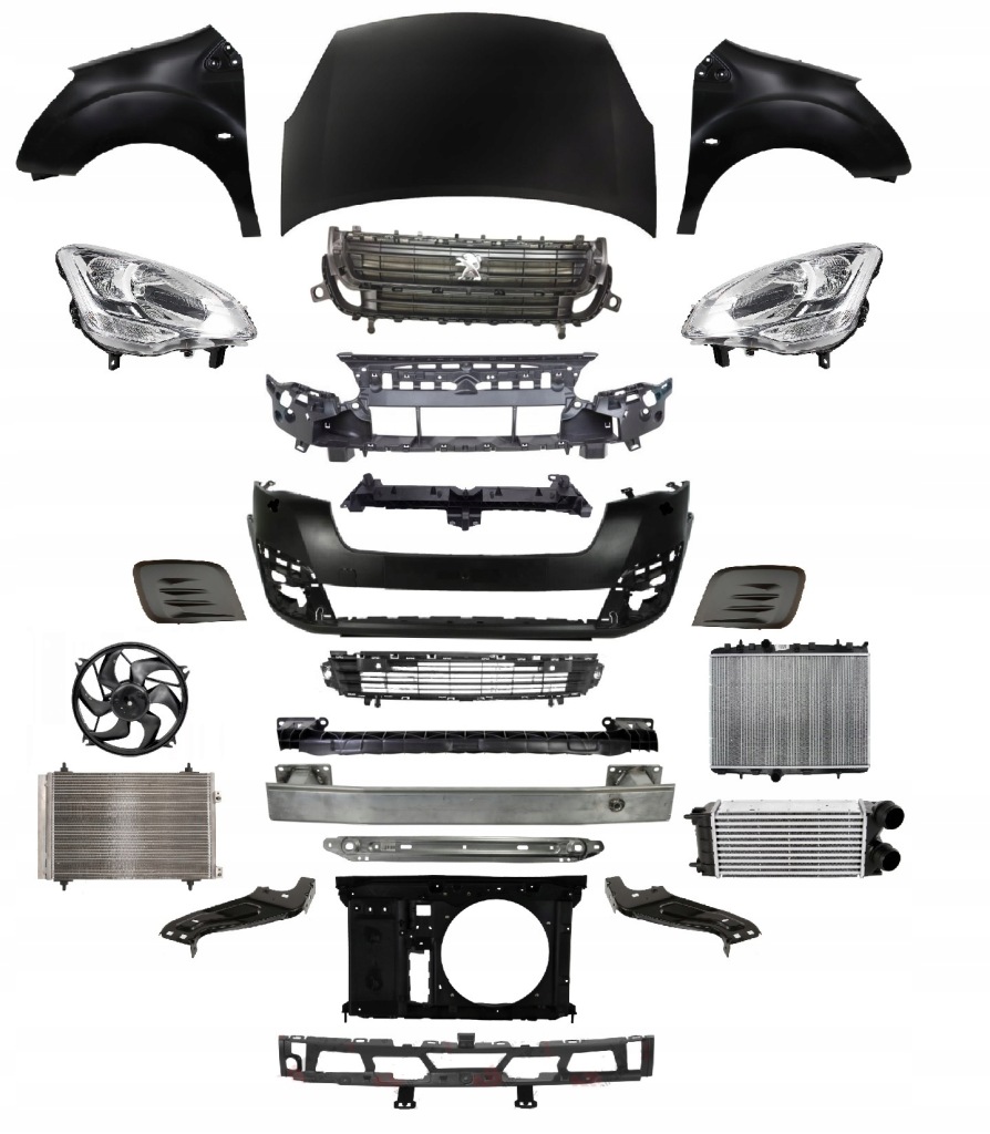 фото №1, Partner перед 15-18 капот крила фара pas