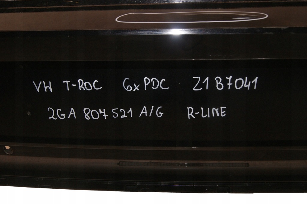 фото №5, Vw t-roc r-line 2017- бампер задний задняя 2ga807521a 6xpdc