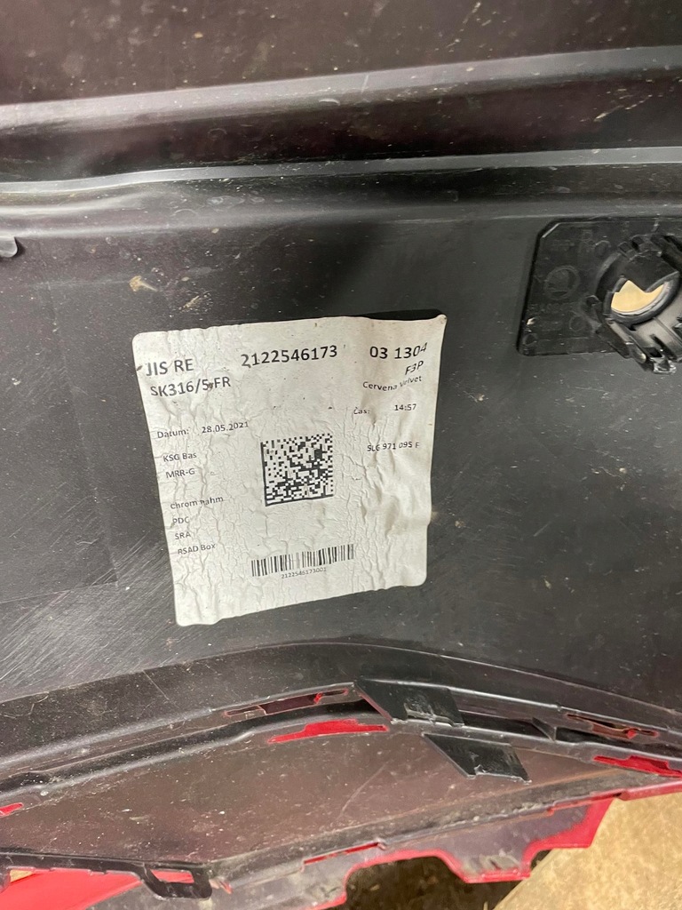 фото №9, Бампер перед передний skoda enyaq 5la омыватель полный