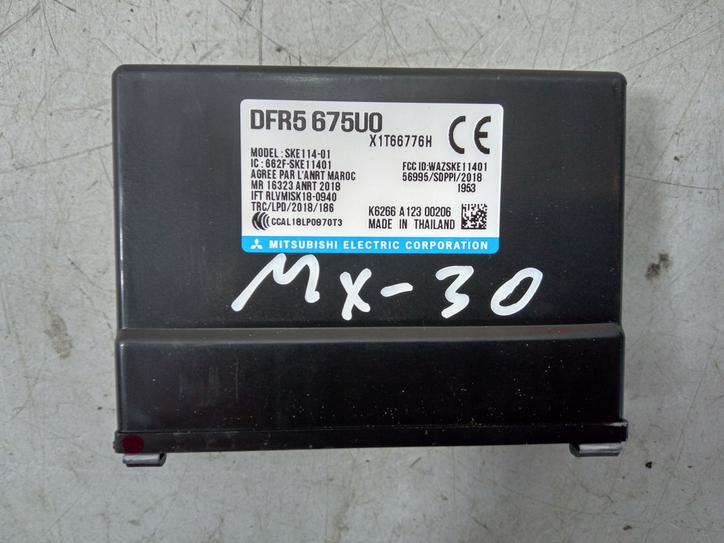 фото №1, Mazda mx-30 модуль блок керування dfr5-675u0