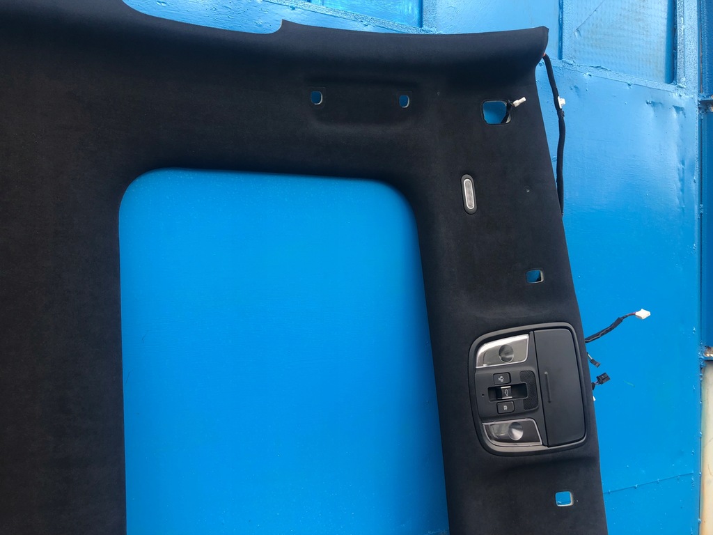 фото №6, Kia stinger потолок потолок czarna alcantara