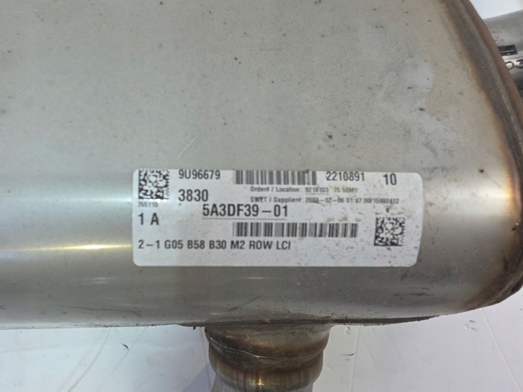 фото №7, Гаситель конечный выхлоп bmw x5 g05 x6 g06 lci 5a3df39 7935444