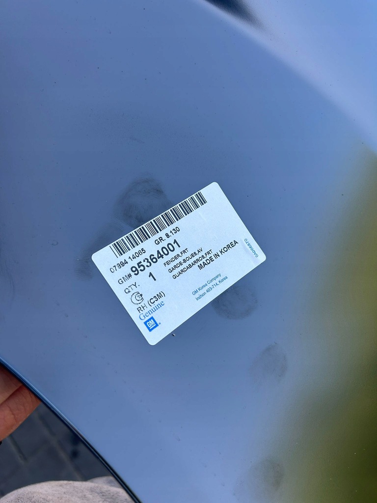 фото №7, Chevrolet spark i крила правий перед 95364001