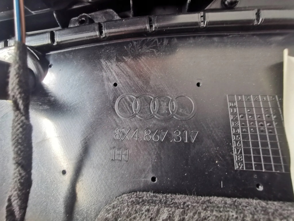 фото №8, Audi a1 8x обшивка двері лівий задня задній eu 12 r