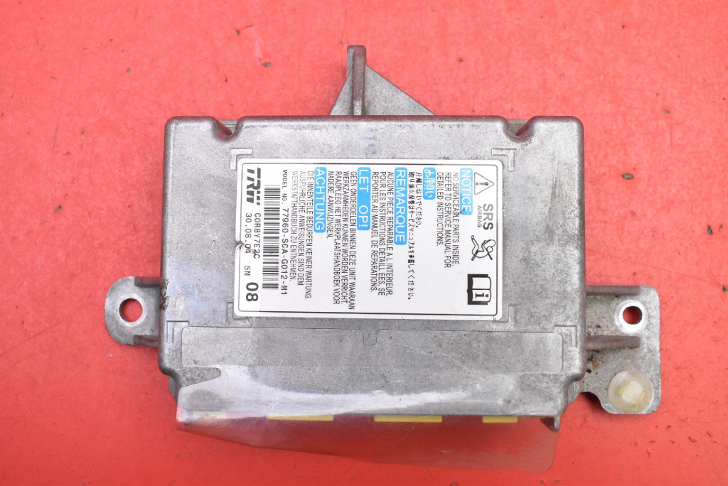 фото №1, Модуль датчик подушка безопасности подушек 77960-sca-g012-m honda crv 2 ii lift 04-06