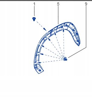 фото №1, Молдинг крила правий задня dacia spring