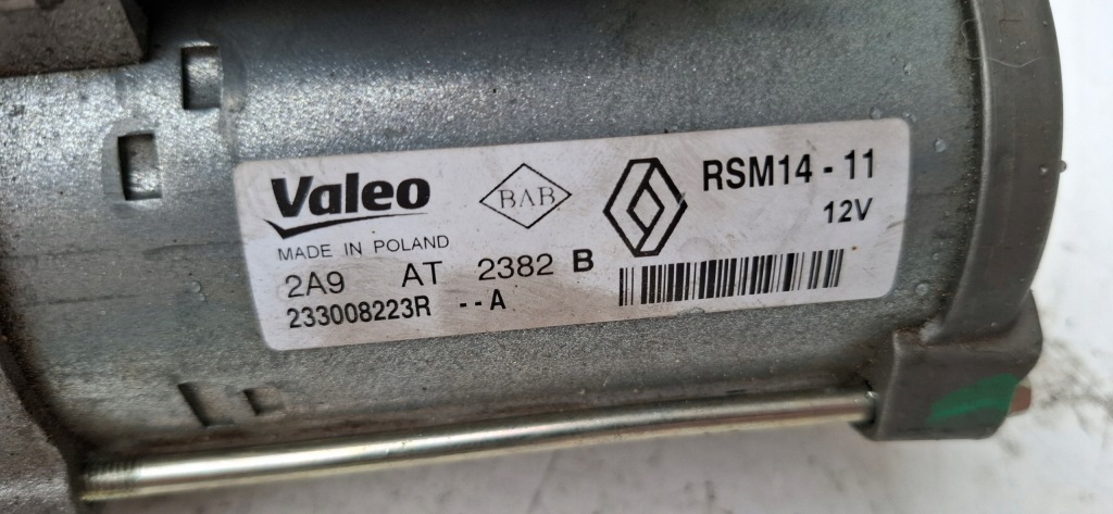 фото №8, Dacia duster ii 1.5dci 2017- стартер 233008223r