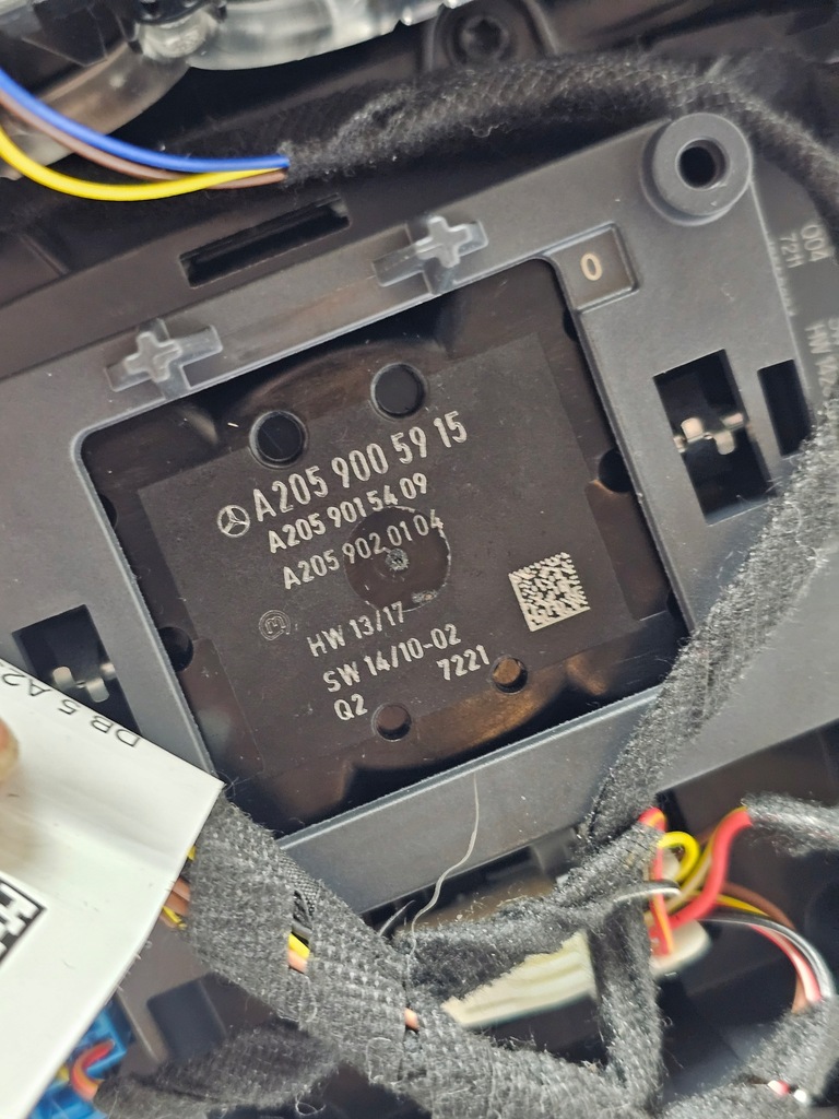 фото №11, Dekor туннель панель средний управление переключатель консоли mercedes w205