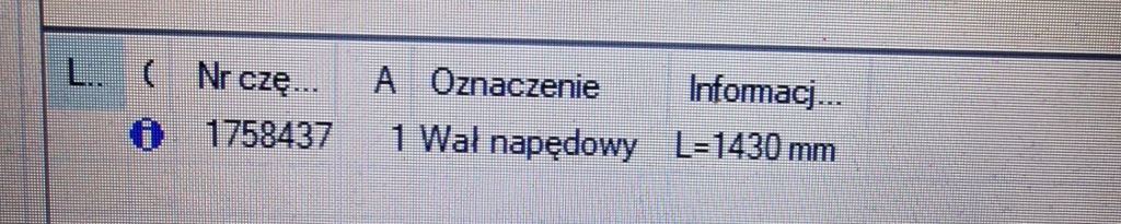 фото №6, Wał приводной приводной обшивка scania r 1758437 1759014