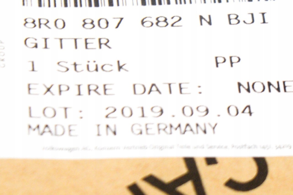 фото №7, Audi q5 8r бампер передний правая решётка 8r0807682nbji 8r0807682 оригинальный