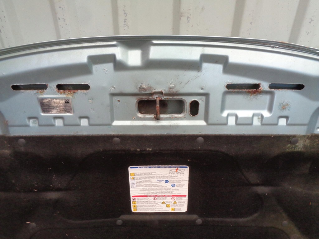 фото №13, Капот fiat stilo 2001-2007r. голубой kod 248